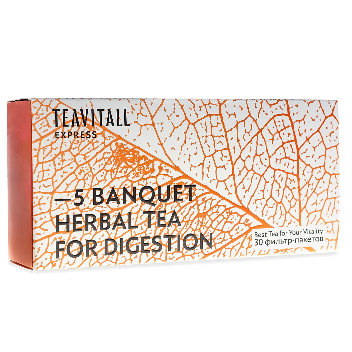 TeaVitall Express Banquet 5, 30 фильтр-пакетов по цене 350 руб. - купить в  Минеральных Водах ☛ Доставка ☆ Интернет-магазин «EcoGreenDom»